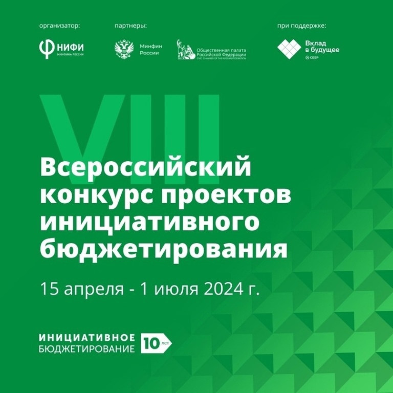 Шесть инициативных проектов Сургутского района участвуют во Всероссийском конкурсе проектов инициативного бюджетирования, реализованных в 2023 году.